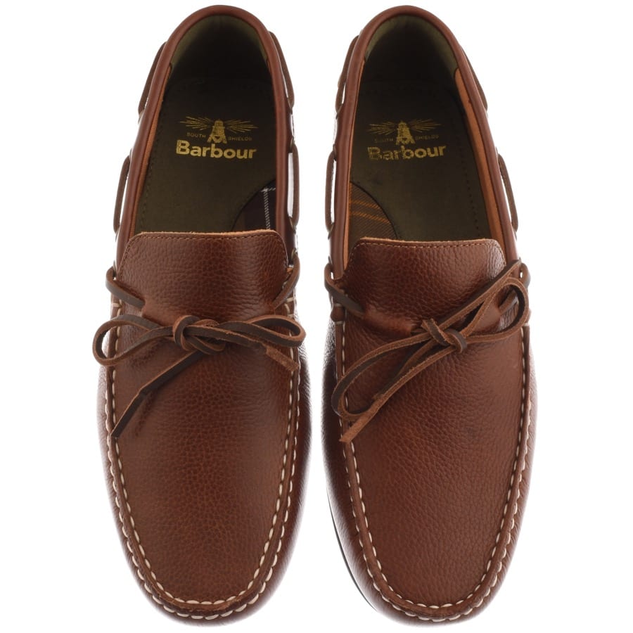 Alternative Image for ProductBarbour Leather Clark Shoes Brown3